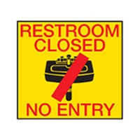 ADH CONE PICTO RESTROOM CLOSED NO ENTRY