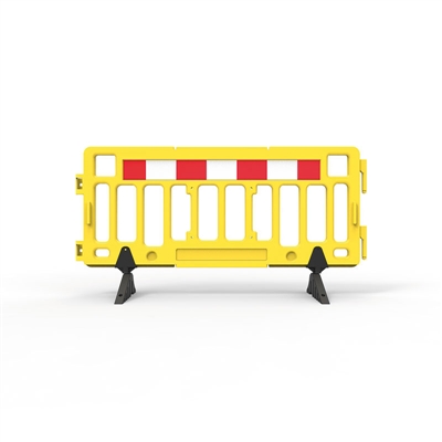 Plastic Fence Barrier With Rubber Foot 2000 X 1000mm - Crowd Control ...